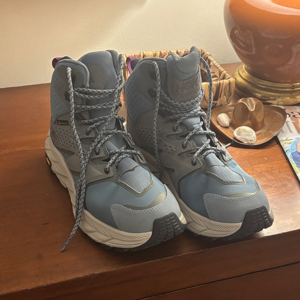Hoka Blue Hiking Boots for Women